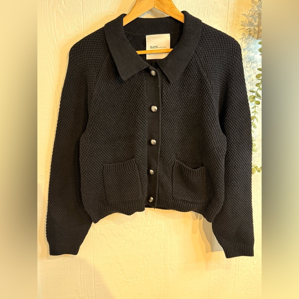 RAGLAN Shirt Jacket NWOT black